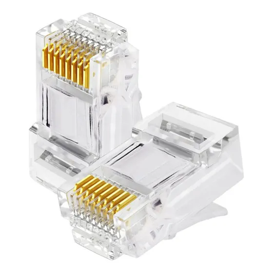 Kit C/50 Conector Rj45 Macho Cat 5e