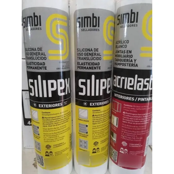 Silicon Cartucho 290ml Translucido Uso General Silipex 