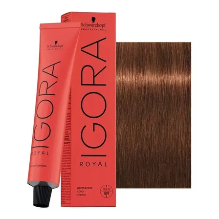 Tinte Permanente En Crema Igora Royal Tubo De 60g Tono 5-6