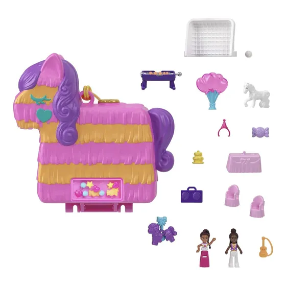 Polly Pocket Juego Compacto, Fiesta De Piñata 