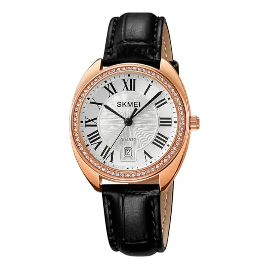 Skmei Reloj Para Mujeres Damas De Cuero Banda Moda 63dcg