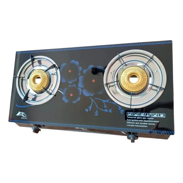 Cosina 2 Hornillas Topé Vidrio Baiti