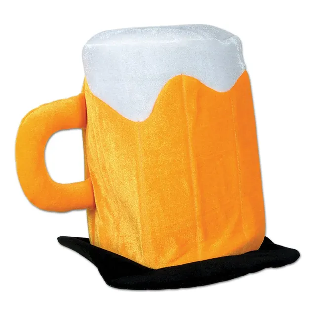 Accesorio De Fiesta De Sombrero De Taza De Cerveza De Felpa 