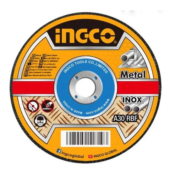 Discode corte Ingco MCD121155 11.5cm x 1.2mm color amarillo pack x 10 unidades