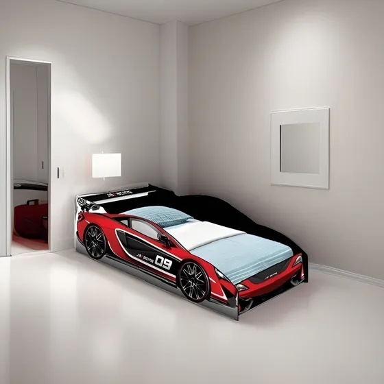 Cama De Auto De Niño, Una Plaza! Armada Usada