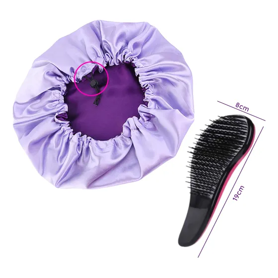 Kit Cepillo Antifrizz + Gorro De Satin