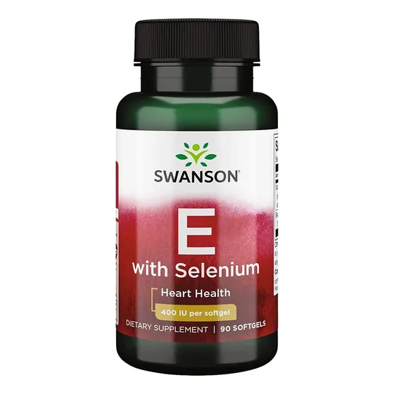 Vitamina E Con Selenio - Swanson - 90 Servicios