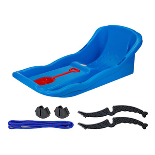 Trineo De Nieve De 35 Pulgadas, Juguete De Invierno Con Azul Trineo De Nieve De 35 Pulgadas, Juguete De Invierno Con Azul
