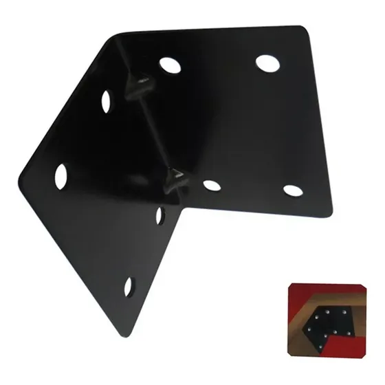 Conector Union Codo Para Tirante De Madera 42x70x70mm