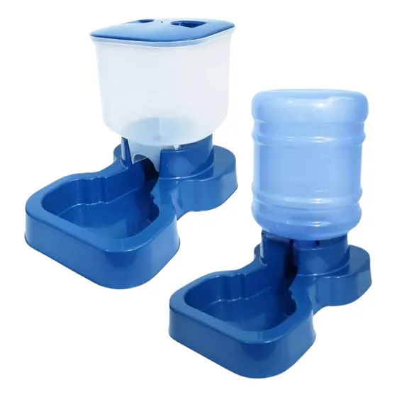 Kit Comedouro E Bebedouro Automático Para Cães Pet Maxi