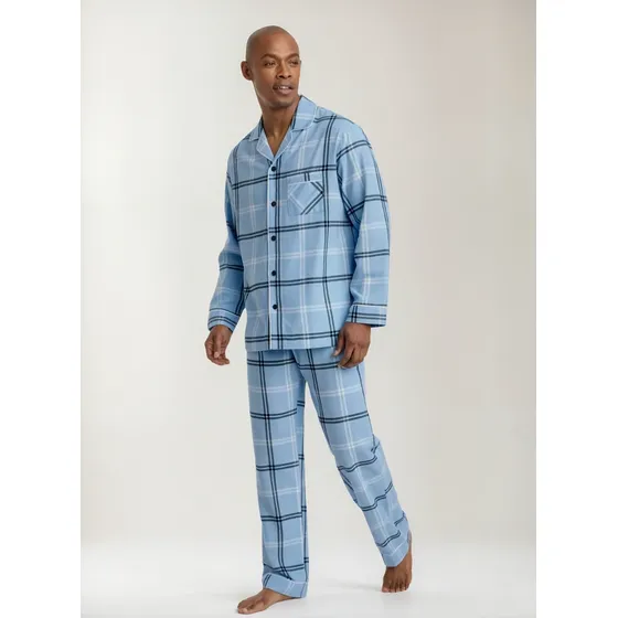 Wondershop Clásica Pijama De Cuadros Navidad Hombre