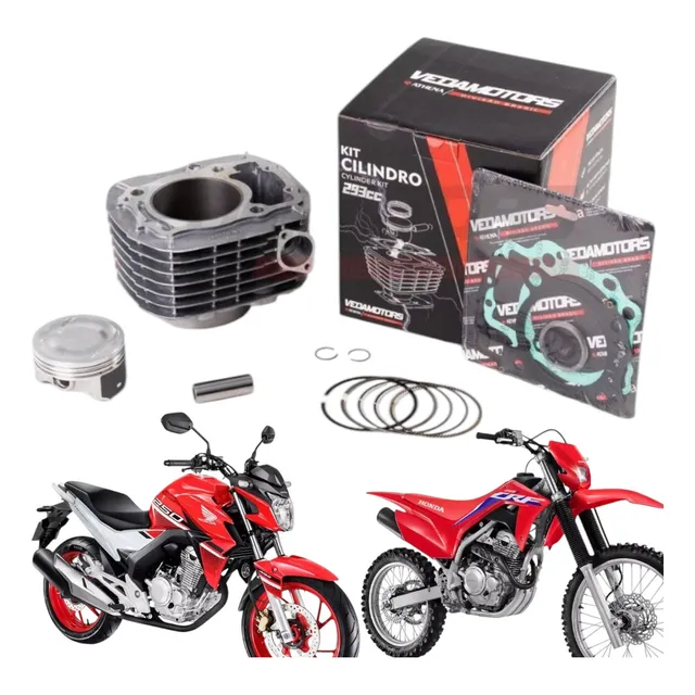 Kit Cilindro Aumento Potência Crf 250f Cb Twister Para 293cc