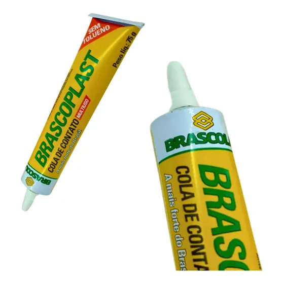 Cola De Contato Adesivo Sapateiro Brascoplast Multiuso Sem Tolueno 75g Imagen - 4/6