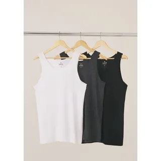 Kit Com 3 Regatas Masculinas Básicas Slim Hering