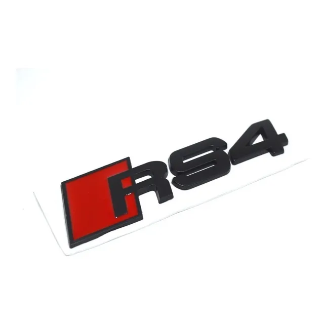 Emblema Audi Rs4 Original Tampa Traseira Sedan Black Avant