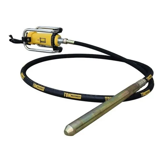 Vibrador De Concreto Eléctrico Tdk 2hp 110v Chicote 2 M 38mm