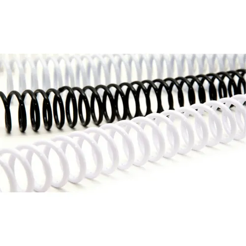 Espiral Plástico 20mm Rulo Encuadernación Pack 10 Unidades