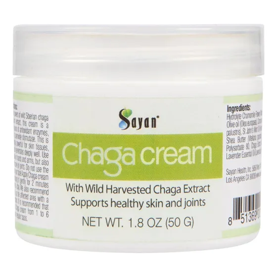 Crema Corporal Con Extracto De Hongo Chaga Siberiano Sayan 1