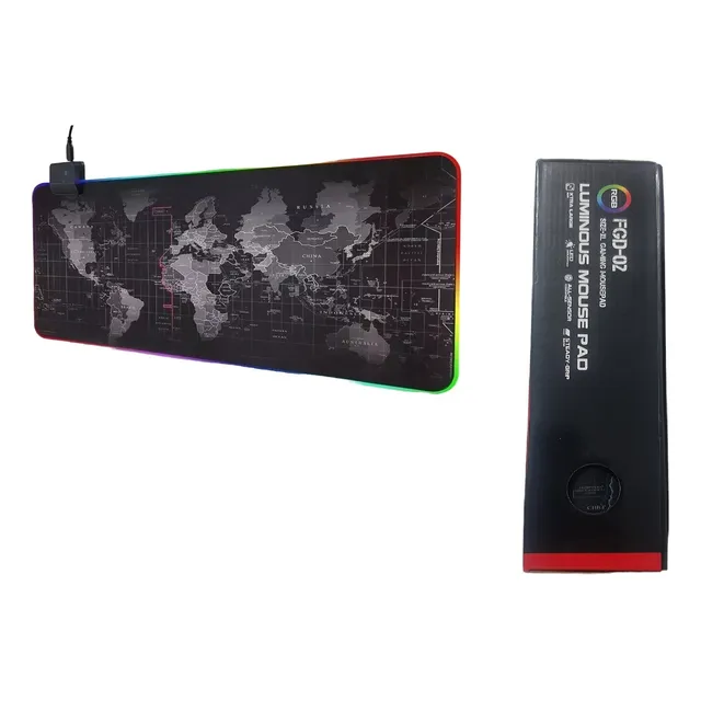 Mouse Pad Rgb Largo 30x80 Nuevo Caja