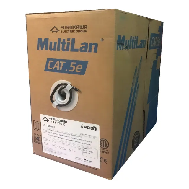 Cable Utp Furukawa 23200110 Cat 5e Exterior 305m 100% Cobre