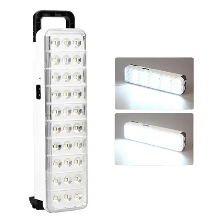 Lampara Led 30w Emergencia Foco Led Recargable Portatil  Luz