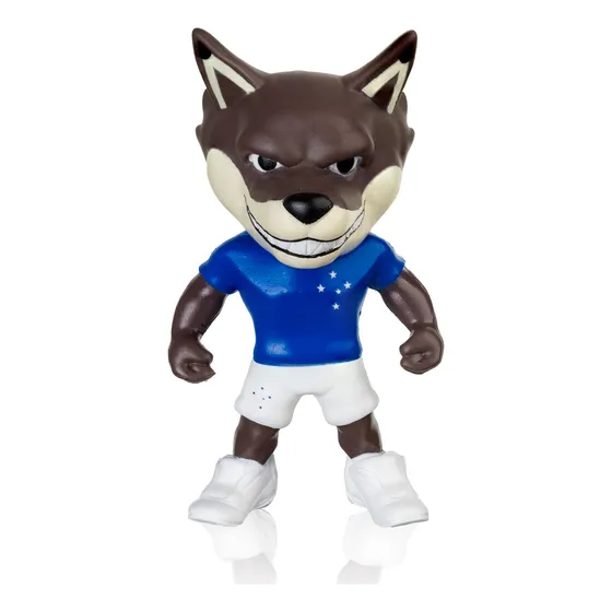 Boneco Mascote De Futebol Raposa Cruzeiro Licenciado