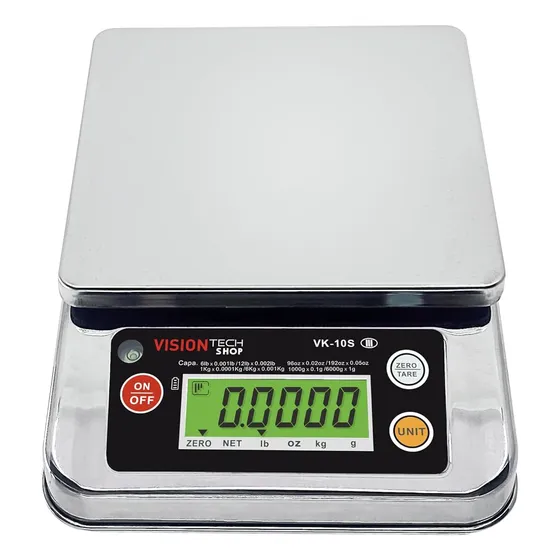 Báscula De Cocina De Acero Inoxidable Con Pantalla Lcd