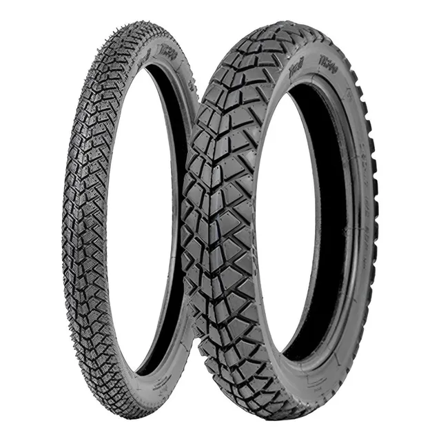 Par Pneu Moto Vipal 80/100-14 E 60/100-17 Tr300 C/c Biz Pop Jet50