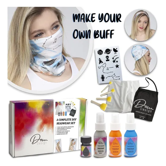 Crea Tu Propia Polaina Para Elcuello Moda Tie Dye | Kits