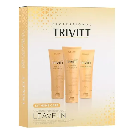 Kit Trivitt Home Care Com Leave-in Hidratante