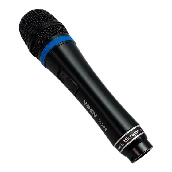 Microfono Dinamico Alambrico Vamav V-309 Color Negro
