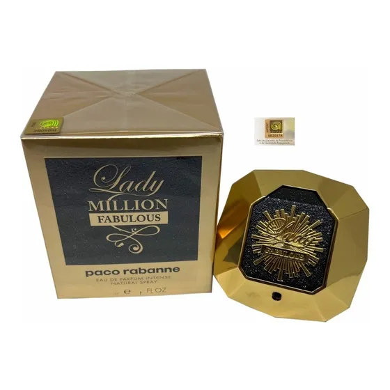 Perfume de mujer P.R. Lady Million Fabulous Edt, 80 ml, completo