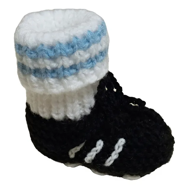 Los Primeros Botines Para Tu Bebe (escarpines Tejidos)