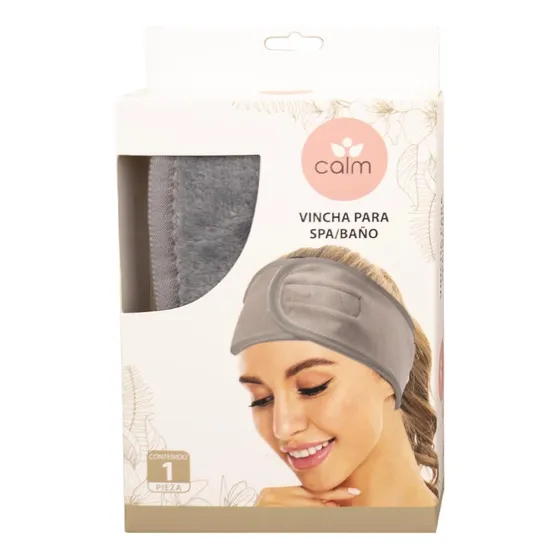 Vincha Cosmética Calm Gris