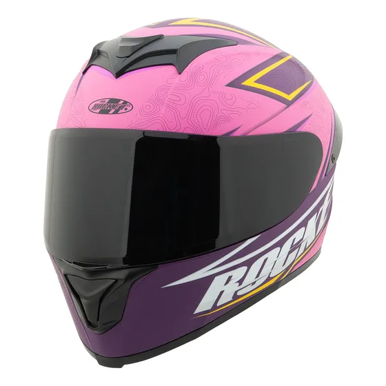 Casco Joe Rocket Rkt 100 Elevation Rosa Integral Para Moto