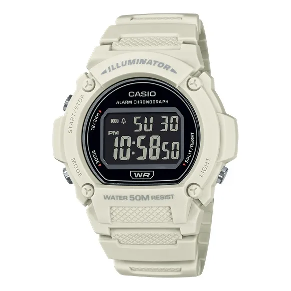 Reloj  Casio Digital Hombre W-219hc Garantia Oficial 