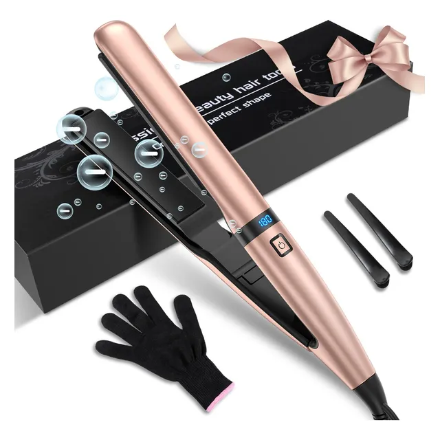 Plancha De Cabello Profesional De Cerámica 2 En 1 Para Pelo