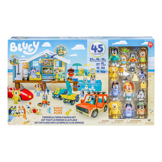 Set De Playa Con La Familia Y Los Amigos De Bluey Set De Playa Con La Familia Y Los Amigos De Bluey