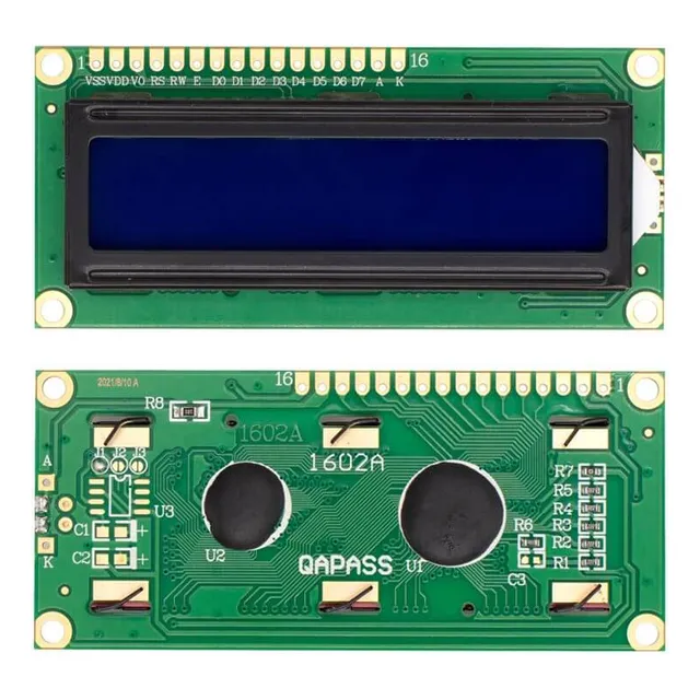 Display Lcd Pantalla 16x2 Fondo Azul 20 Piezas