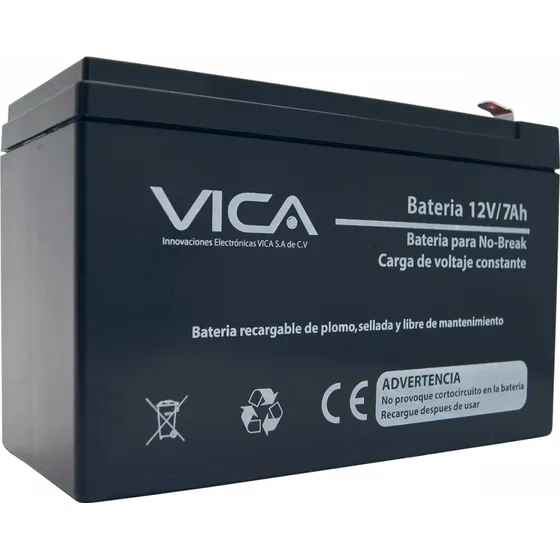 Batería De Reemplazo Vica 12v-7a Voltaje 12v Capacidad 7 Ah 