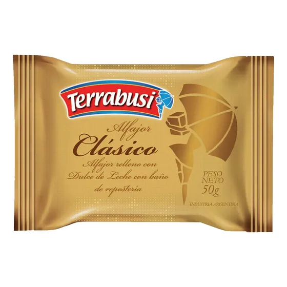 Terrabusi Alfajor Simple Chocolate X 6un - Cioccolato Tienda