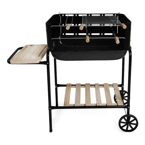 Parrilla Portatil Camping Mor Bonanza Acero Esmaltado