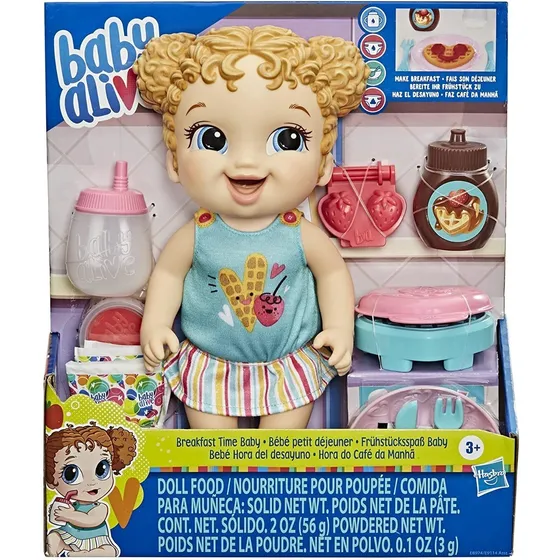 Muñeca Baby Alive - Bebe Hora Del Desayuno/come 01651 Org.