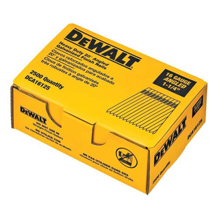 Finish Nails Dewalt Dca16125 16ga 1-1/4 Pulgadas, 20 Grados Finish Nails Dewalt Dca16125 16ga 1-1/4 Pulgadas, 20 Grados