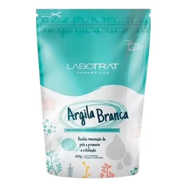 Argila Branca Labotrat 100gr Tipo De Pele Normal