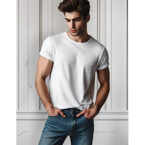 Remera Lisa Algodón Peinado Premium Liso Unisex Básica #06