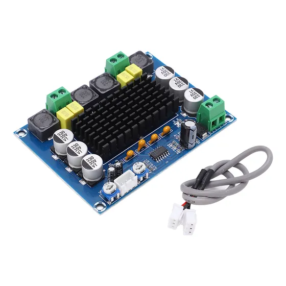 Amplificación De Doble Canal De Potencia Con Placa Amplifica