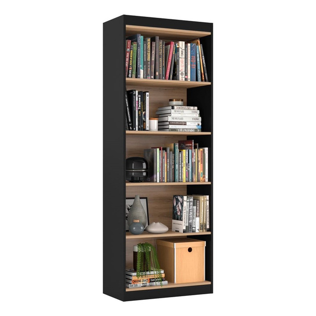 E&a Moveis Livreiro Space Organizador Livreiro Para Sala Escritório Space Preto Freijó E&a Moveis Livreiro Space Organizador Livreiro Para Sala Escritório Space Preto Freijó