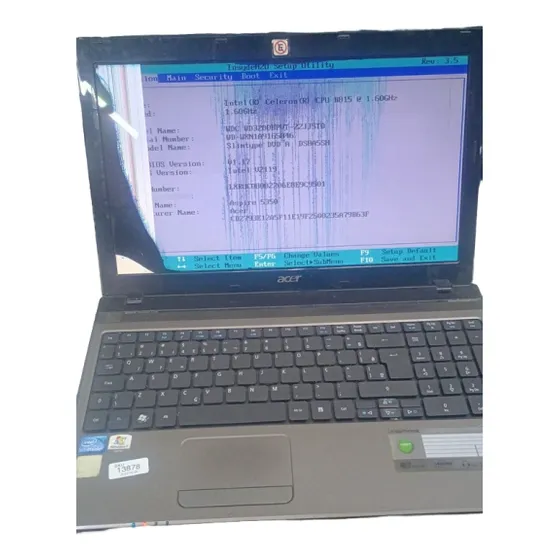 Notebook Aspire 5350-2645 - Celeron B815- 4gb Ram - 13878