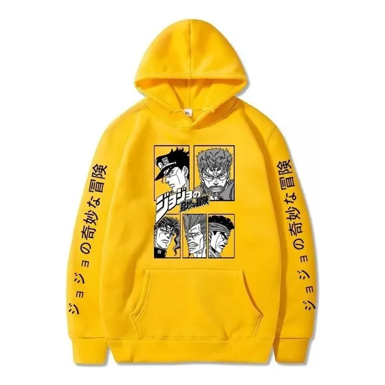 Sudadera Moda Jojo Bizarre Adventure, Camisetas Largas